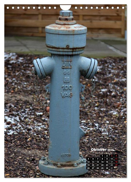 Produktbild: Nostalgie Hydranten (Wandkalender 2026 DIN A4 hoch), CALVENDO Monatskalender