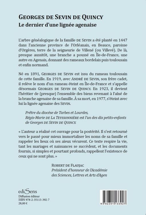 Produktbild: Georges de sevin de quincy
