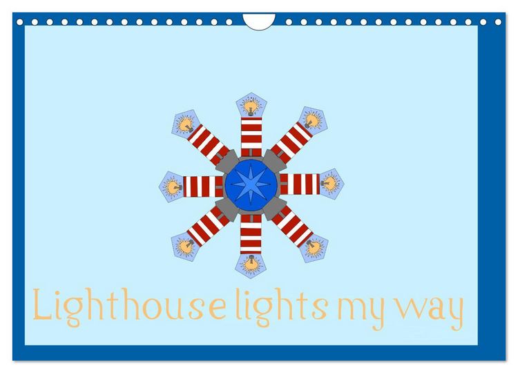 Produktbild: Lighthouse lights my way (Wall Calendar 2026 DIN A4 landscape), CALVENDO 12 Month Wall Calendar