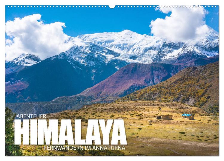 Produktbild: Abenteuer Himalaya - Fernwandern im Annapurna (Wandkalender 2026 DIN A2 quer), CALVENDO Monatskalender