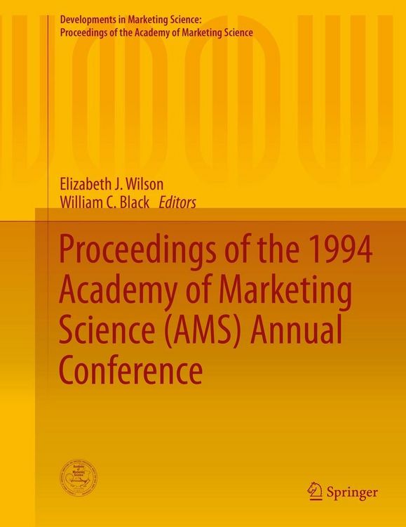 Produktbild: Proceedings of the 1994 Academy of Marketing Science (AMS) Annual Conference