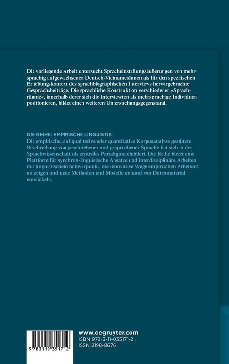 Produktbild: Spracheinstellungen und Identit&auml;tskonstruktion