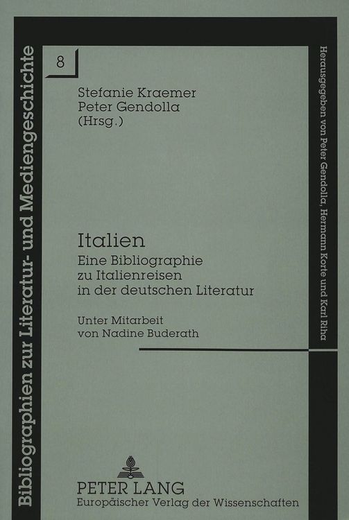 Produktbild: Italien / Bibliographien zur Literatur- und Mediengeschichte Bd. 8