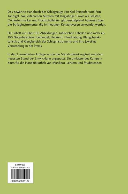 Produktbild: Handbuch des Schlagzeugs