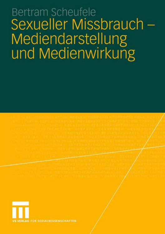 Produktbild: Sexueller Missbrauch &mdash; Mediendarstellung und Medienwirkung