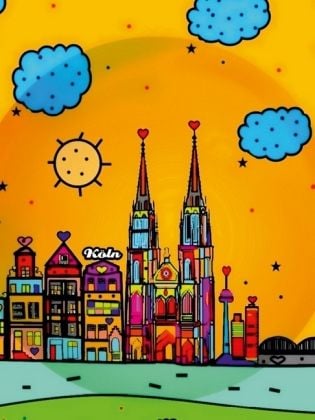 Produktbild: CALVENDO Puzzle K&ouml;ln 1000 Teile Puzzle hoch | 1000 Teile Lege-Gr&ouml;&szlig;e 64 &times; 48 cm Foto-Puzzle f&uuml;r gl&uuml;ckliche Stunden