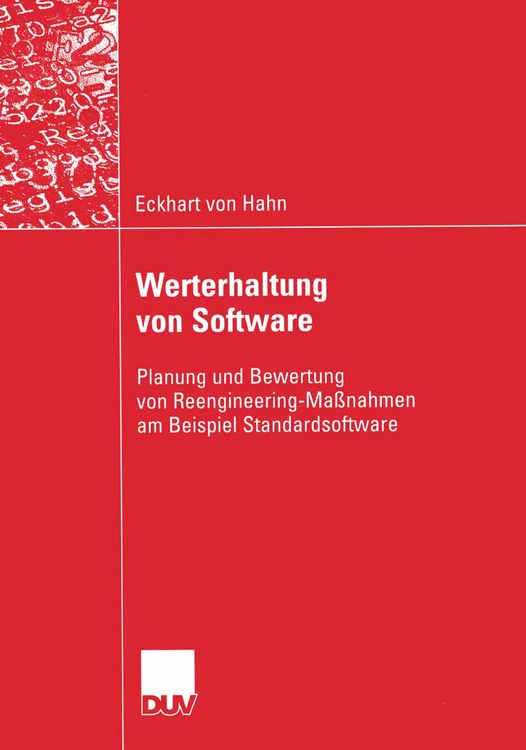 Produktbild: Werterhaltung von Software