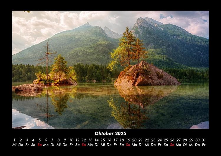 Produktbild: Bergige Welten 2025 Fotokalender DIN A3