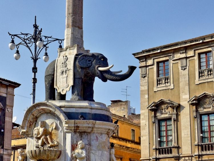 Produktbild: Catania, Elefantenbrunnen auf der Piazza del Duomo (Puzzle)