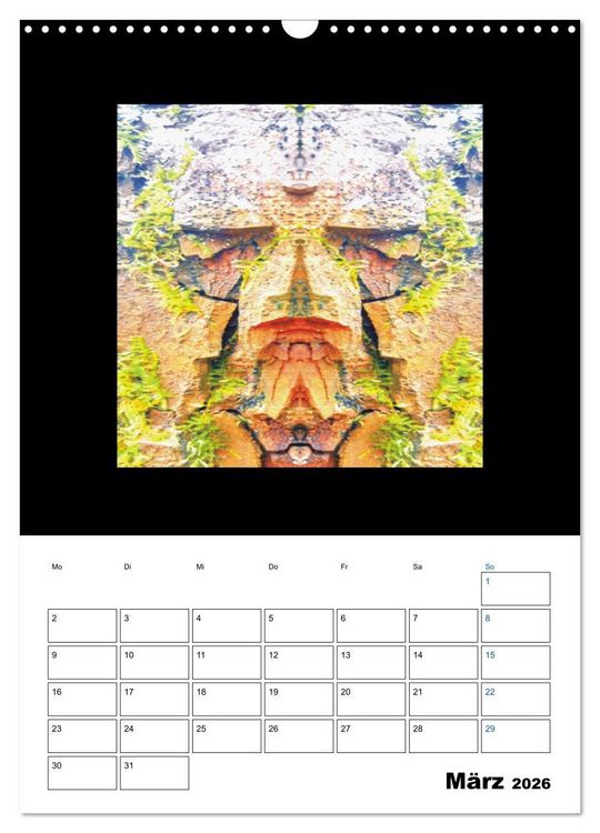 Produktbild: Nature's Faces (Wandkalender 2026 DIN A3 hoch), CALVENDO Monatskalender