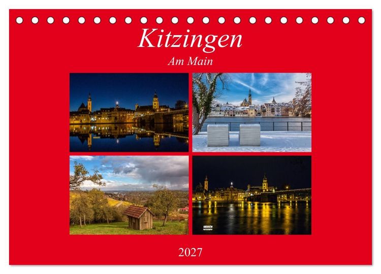 Produktbild: Kitzingen am Main (Tischkalender 2027 DIN A5 quer), CALVENDO Monatskalender
