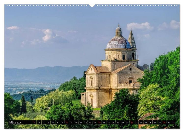 Produktbild: Kirchen in Italien (hochwertiger Premium Wandkalender 2026 DIN A2 quer), Kunstdruck in Hochglanz