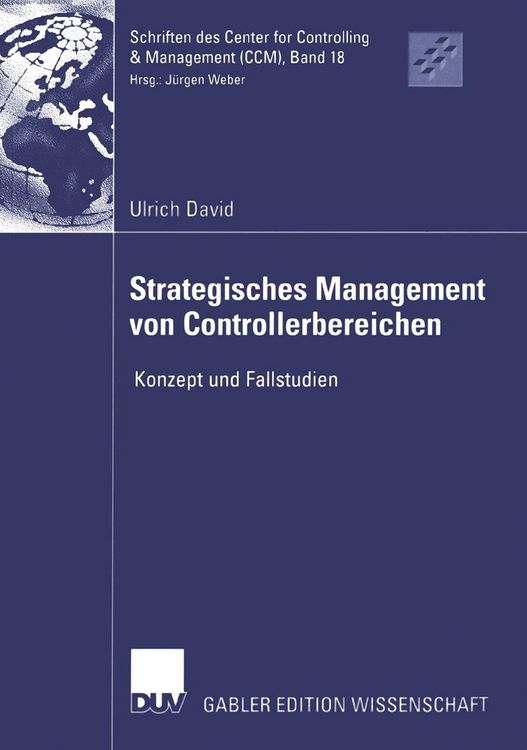 Produktbild: Strategisches Management von Controllerbereichen