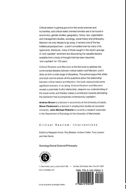 Produktbild: Critical Realism and Marxism