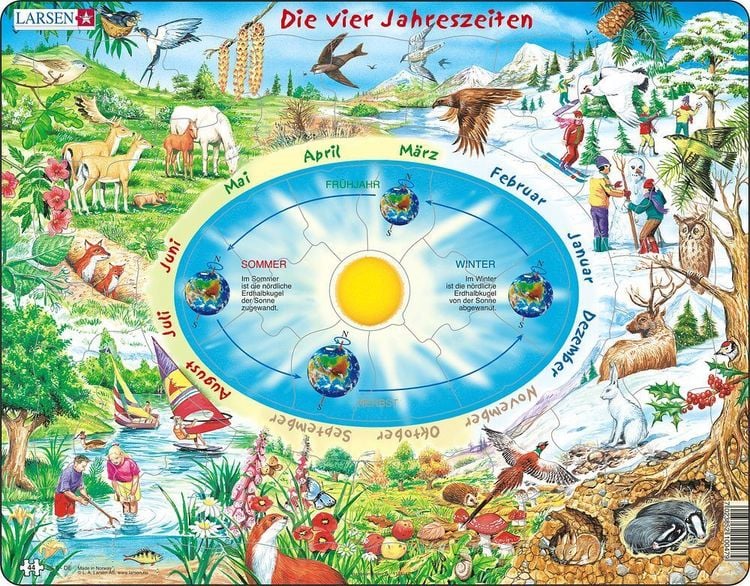 Produktbild: Die Jahreszeiten (Kinderpuzzle)
