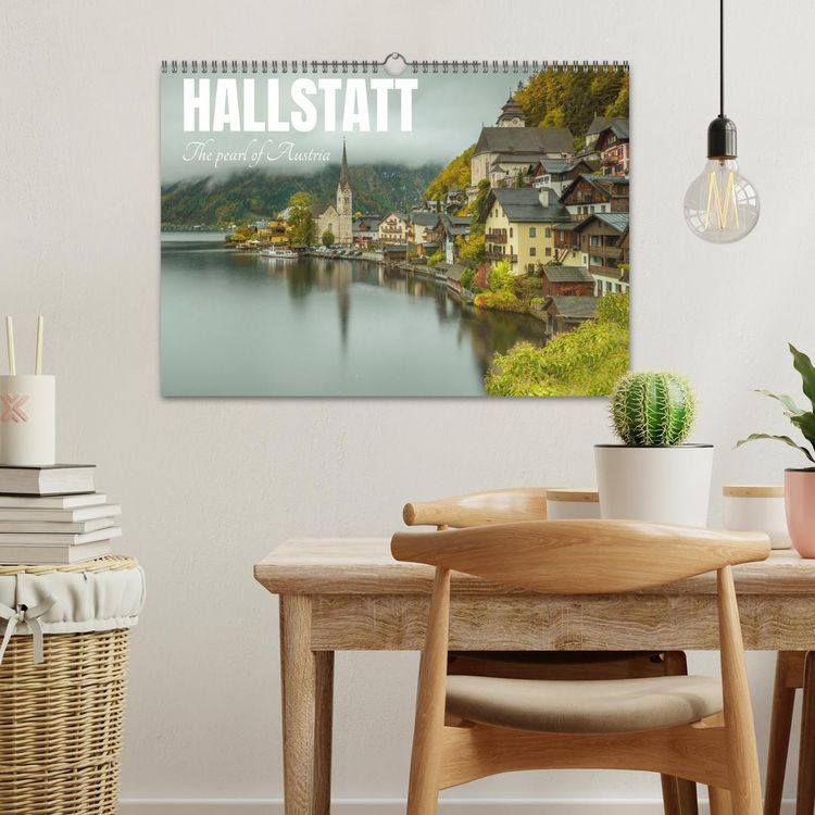 Produktbild: Hallstatt The pearl of Austria (Wall Calendar 2026 DIN A3 landscape), CALVENDO 12 Month Wall Calendar