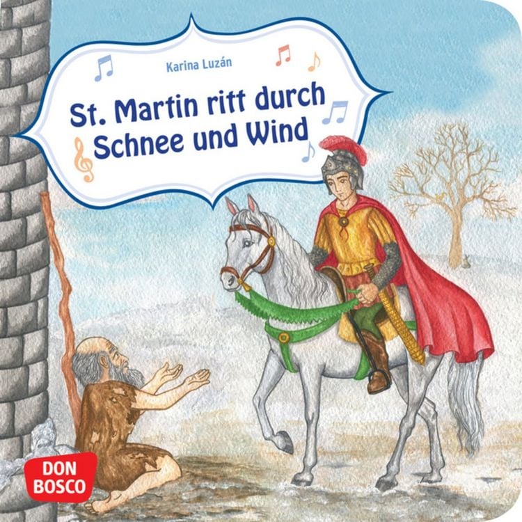 Produktbild: Sankt Martin ritt durch Schnee und Wind. Mini-Bilderbuch.