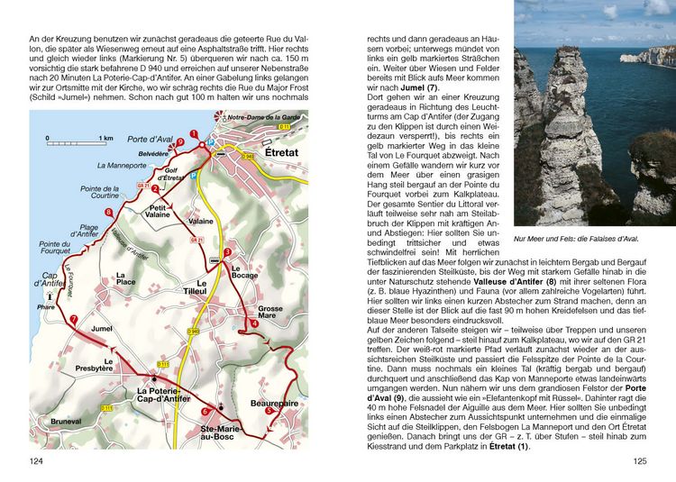 Produktbild: ROTHER Wanderf&uuml;hrer Normandie. 50 Touren an der K&uuml;ste und im Landesinneren &ndash; vom Mont-Saint-Michel bis zur C&ocirc;te d&lsquo;Alb&acirc;tre