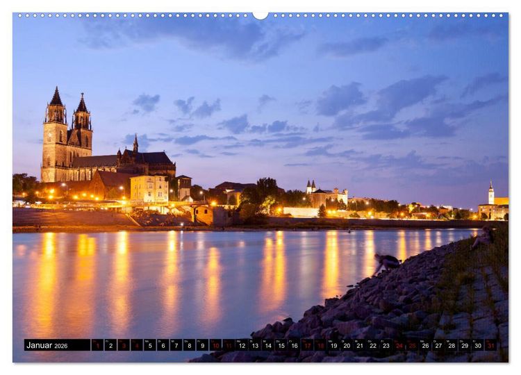 Produktbild: Ostdeutschand - die neuen Bundesl&auml;nder (Wandkalender 2026 DIN A2 quer), CALVENDO Monatskalender