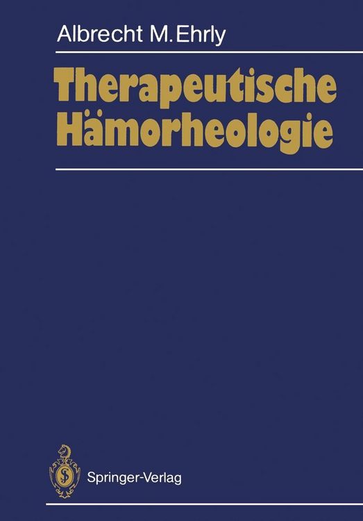 Produktbild: Therapeutische H&auml;morheologie