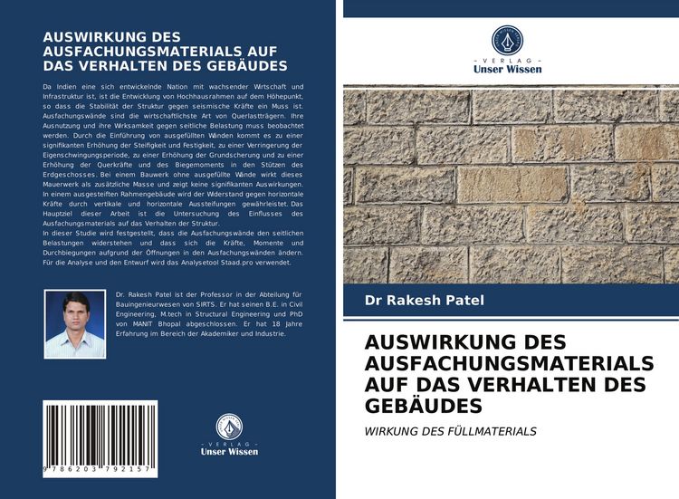 Produktbild: Auswirkung des Ausfachungsmaterials Auf das Verhalten des Geb&auml;udes
