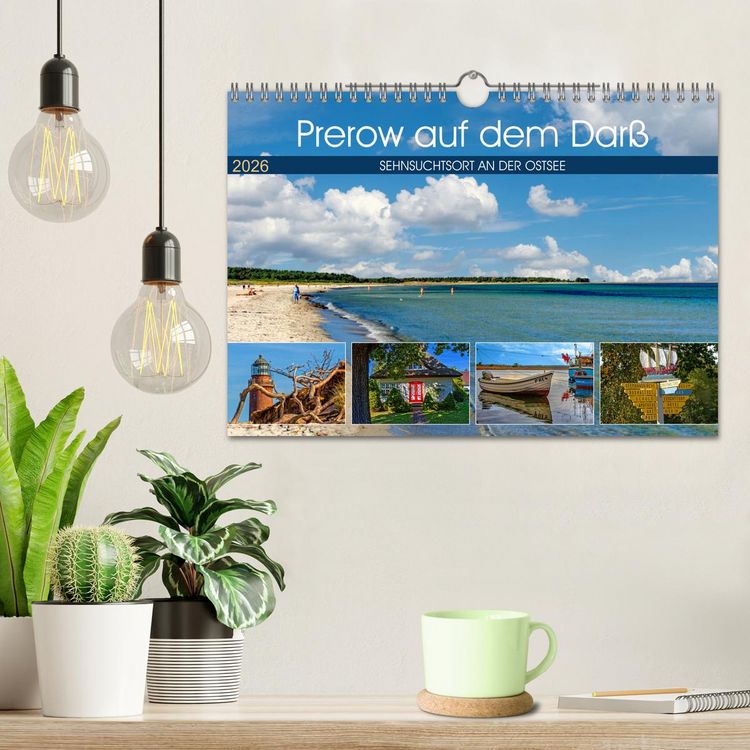 Produktbild: Prerow auf dem Dar&szlig; - Sehnsuchtsort an der Ostsee (Wandkalender 2026 DIN A4 quer), CALVENDO Monatskalender