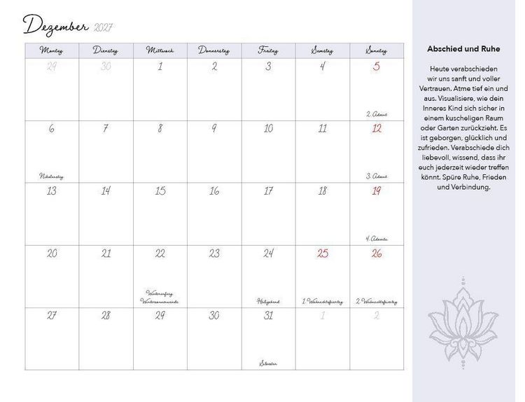 Produktbild: Meditationen f&uuml;r dein Inneres Kind Kalender 2027