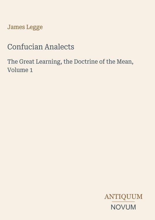 Produktbild: Confucian Analects