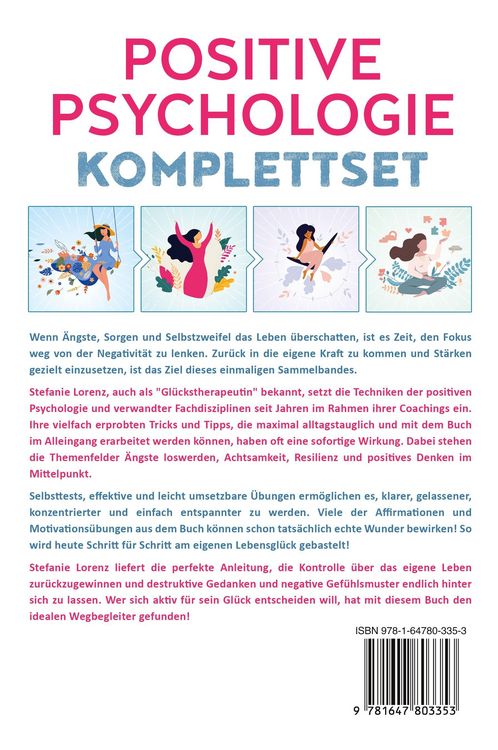 Produktbild: Positive Psychologie Komplettset - das gro&szlig;e 4 in 1 Buch