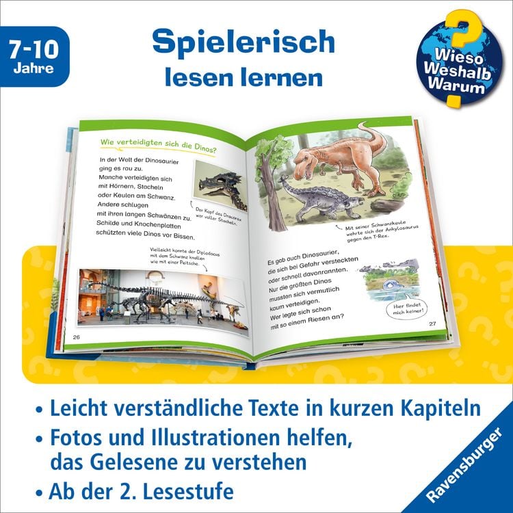 Produktbild: Wieso? Weshalb? Warum? Erstleser, Band 1 - Dinosaurier