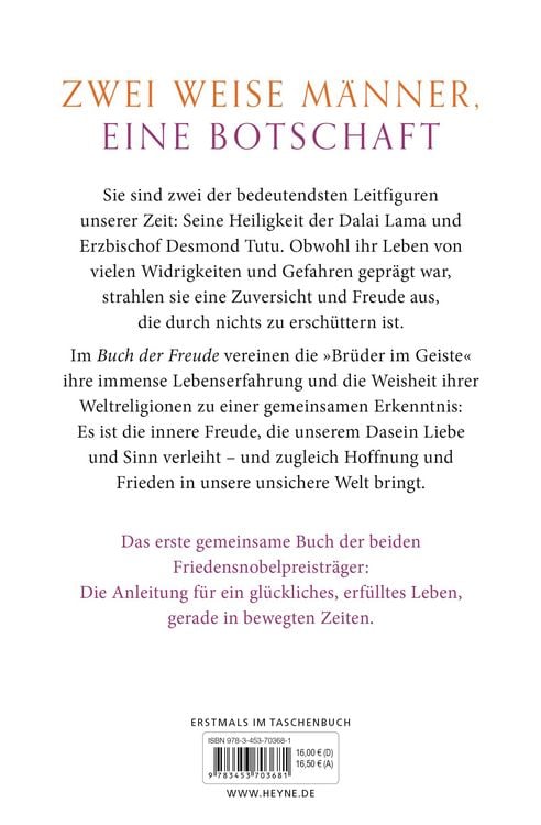 Produktbild: Das Buch der Freude