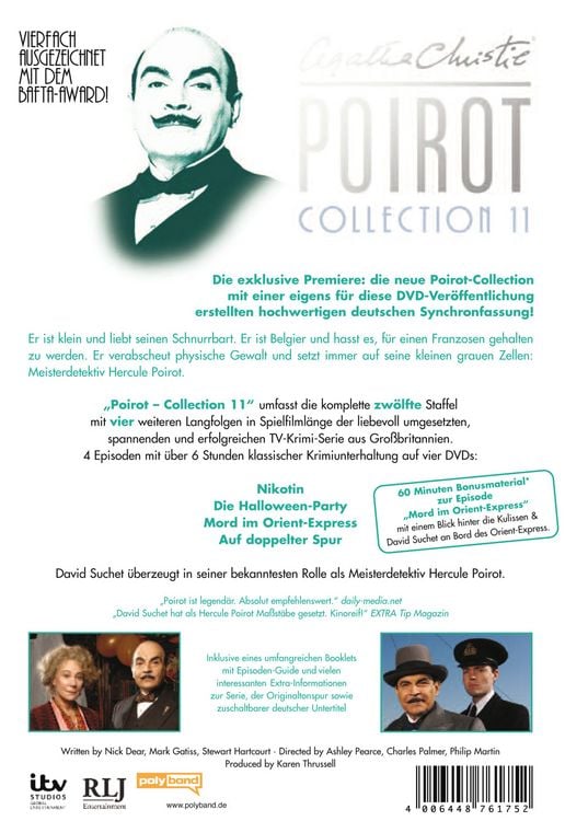 Produktbild: Agatha Christie - Poirot Collection 11 [4 DVDs]