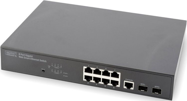 Produktbild: Digitus DN-82010-1 LAN, ST Simplex Netzwerk-Medienkonverter 100MBit/s