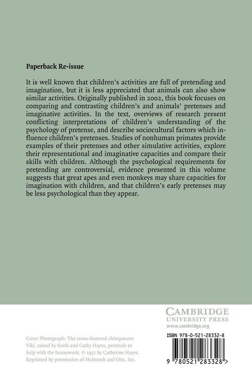Produktbild: Pretending and Imagination in Animals and Children
