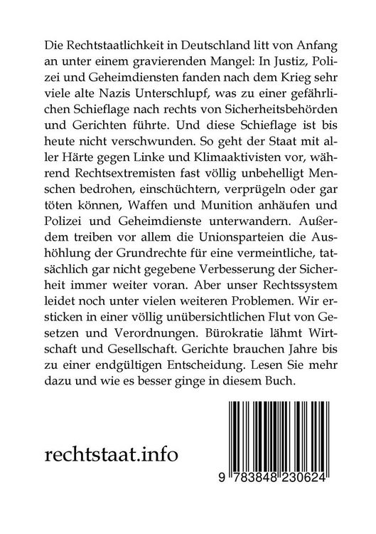 Produktbild: Das Ende des Rechtstaats