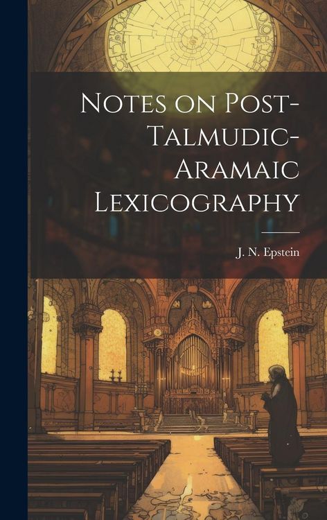 Produktbild: Notes on Post-Talmudic-Aramaic Lexicography