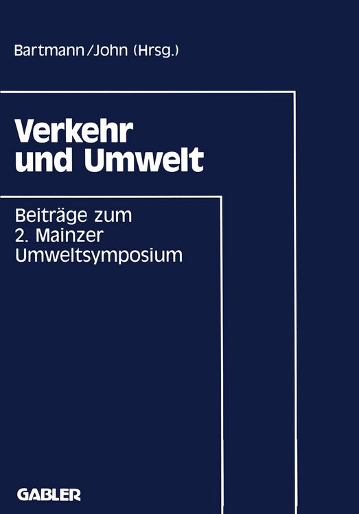 Produktbild: Verkehr und Umwelt