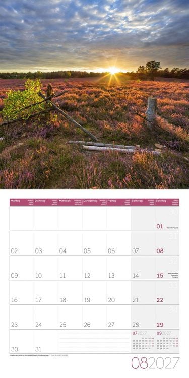 Produktbild: Naturwunder Deutschland Kalender 2027 - 30x30 - Art12