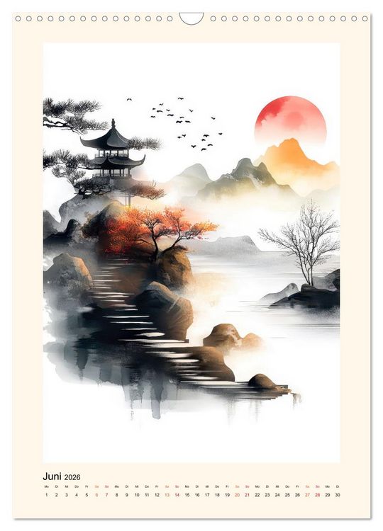 Produktbild: Japan - Momente der Stille (Wandkalender 2026 DIN A3 hoch), CALVENDO Monatskalender