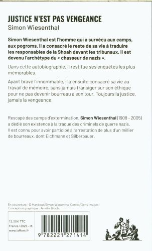 Produktbild: Justice n'est pas vengeance