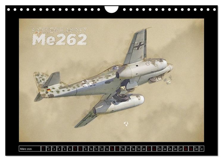 Produktbild: Aero Action Art - Luftfahrt Kunst (Wandkalender 2026 DIN A4 quer), CALVENDO Monatskalender