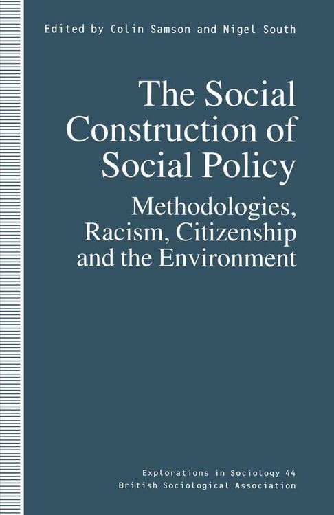 Produktbild: The Social Construction of Social Policy