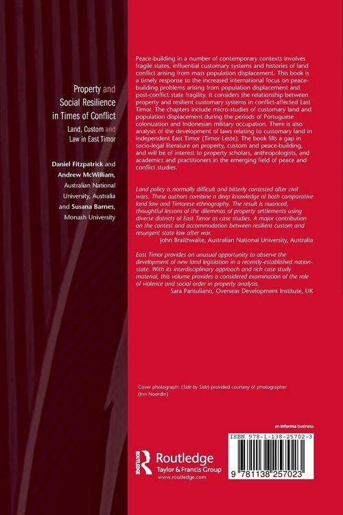 Produktbild: Property and Social Resilience in Times of Conflict