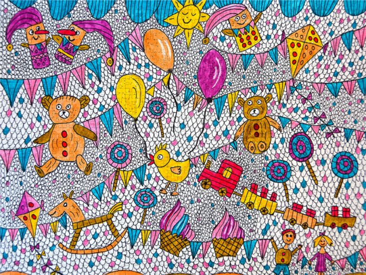 Produktbild: CALVENDO Puzzle Kindergeburtstag | 1000 Teile Lege-Gr&ouml;&szlig;e 64x48cm Foto-Puzzle f&uuml;r gl&uuml;ckliche Stunden
