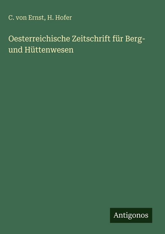 Produktbild: Oesterreichische Zeitschrift f&uuml;r Berg- und H&uuml;ttenwesen