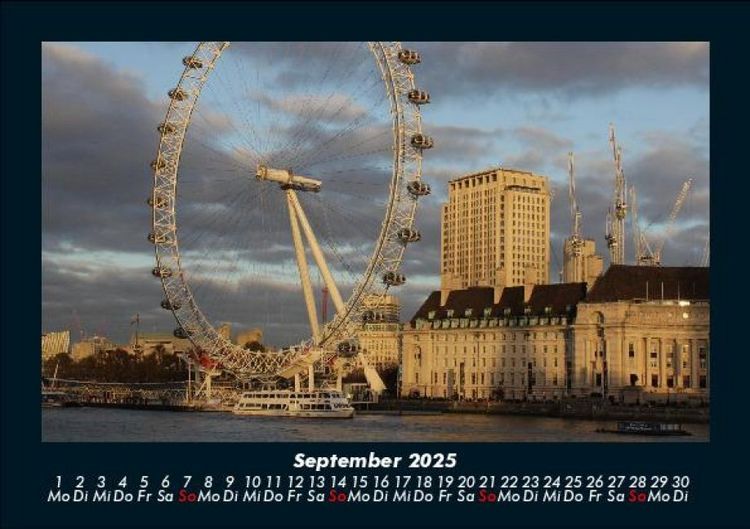 Produktbild: Londons sch&ouml;nste Seiten 2025 Fotokalender DIN A5