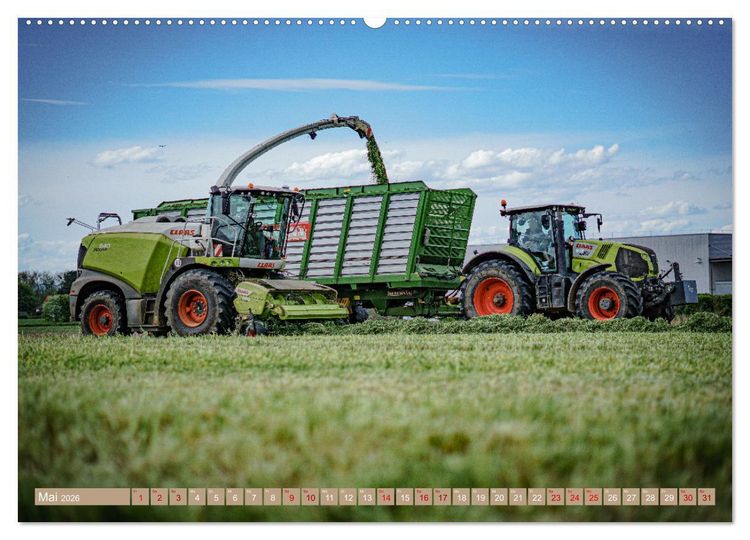 Produktbild: Moderne Landtechnik (Wandkalender 2026 DIN A2 quer), CALVENDO Monatskalender