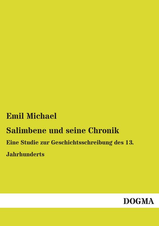 Produktbild: Salimbene und seine Chronik