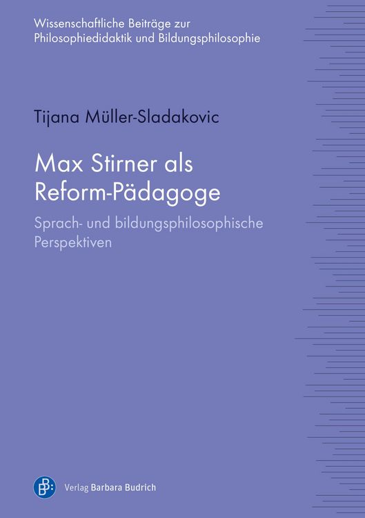 Produktbild: Max Stirner als Reform-P&auml;dagoge