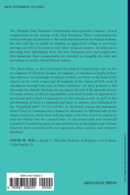 Produktbild: Abingdon New Testament Commentary - Colossians
